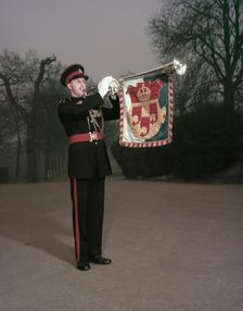 Student Band Master Parker of the Royal Military School of Music, 1952. Creator: Arthur Charles Kirby Ware