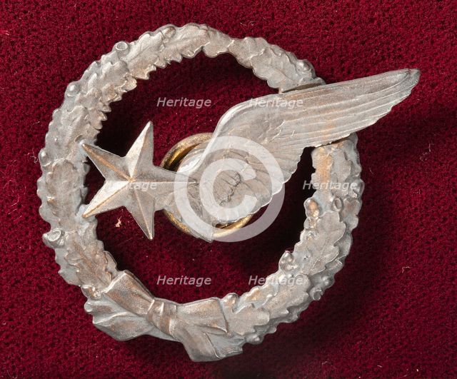 Student Pilot Badge, Lafayette Flying Corps, First World War, 1914-1919. Creator: Unknown.