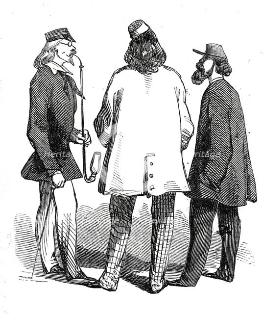 Students at Bonn, 1845. Creator: Unknown.