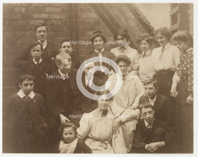 Students at Birmingham College of Art, late 19th-early 20th century. Creator: Unknown.