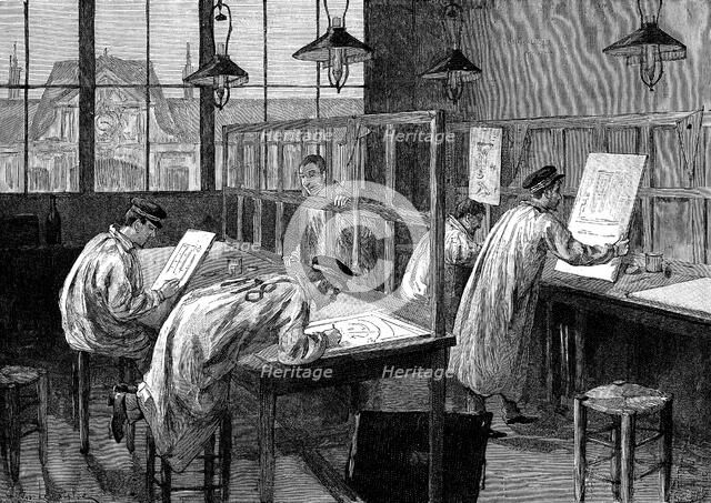 Students at l'Ecole Centrale des Arts et Manufactures, Paris, 1887. Artist: Unknown