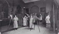 Students at work in the Antique School. Creator: Unknown