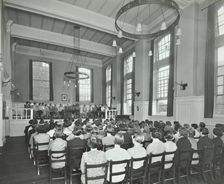 Students attending a conference, Furzedown Training College, London, 1935