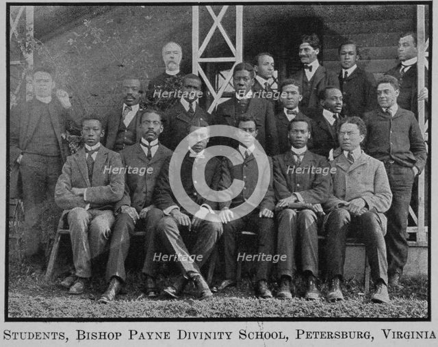 Students, Bishop Payne Divinity School, Petersburg, Virginia, 1911. Creator: Unknown.