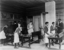 Students in workshop, Tuskegee Institute, Ala., 1902. Creator: Frances Benjamin Johnston