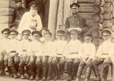 Students of Koturkul'sk School, 1909. Creator: Nikolai Georgievich Katanaev