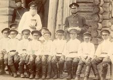 Students of Koturkul'sk School, 1909. Creator: Nikolai Georgievich Katanaev