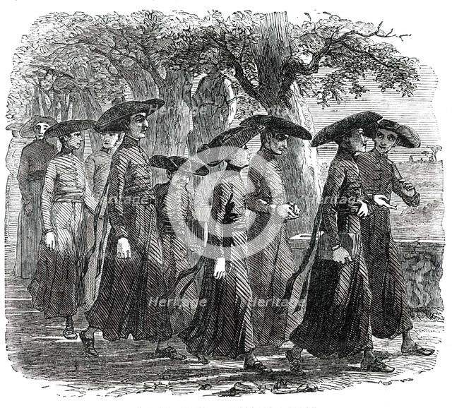 Students of the Propaganda College - Rome, 1850. Creator: Unknown.