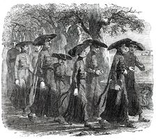 Students of the Propaganda College - Rome, 1850. Creator: Unknown