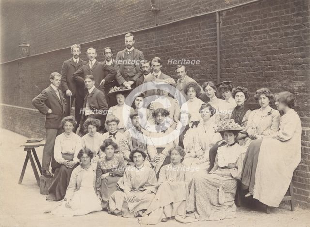 Students of the Royal Academy Schools, c1906. Creator: Unknown.