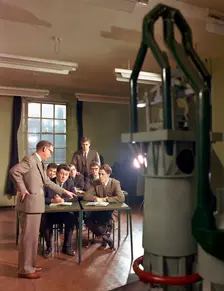 Students training at the Park Gate Iron & Steel Co, Rotherham, South Yorkshire, 1964. Creator: Michael Walters