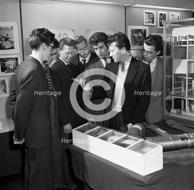 Students visiting Mexborough Power Station, South Yorkshire, 1960. Creator: Michael Walters.