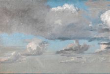 Studie af skyer;Cloud Study;Air Study, 1831-1834. Creator: Christen Købke
