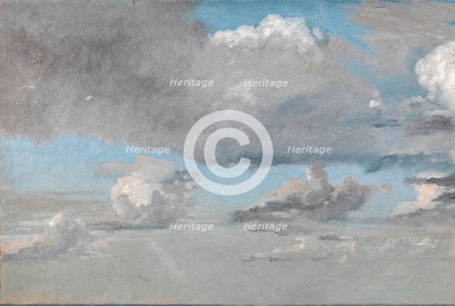 Studie af skyer;Cloud Study;Air Study, 1831-1834. Creator: Christen Købke.