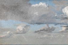 Studie af skyer;Cloud Study;Air Study, 1831-1834. Creator: Christen Købke