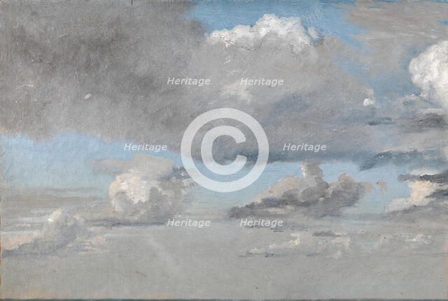 Studie af skyer;Cloud Study;Air Study, 1831-1834. Creator: Christen Købke.