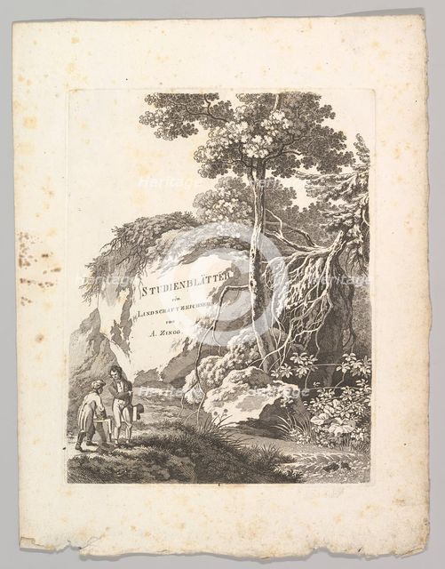 Studienblätter für Landschaftzeichner.n.d. Creator: Adrian Zingg.
