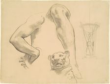 Studies for "Classic and Romantic Art", c. 1921. Creator: John Singer Sargent