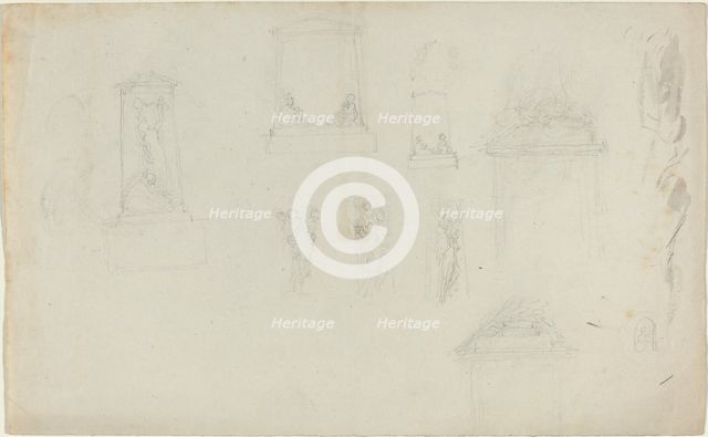 Studies for a Monument. Creator: John Flaxman.