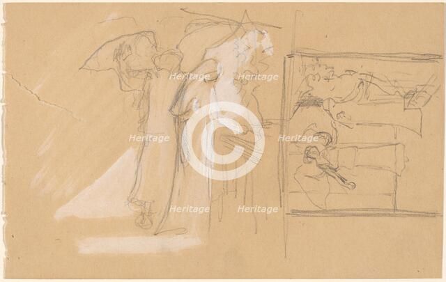 Studies for a Panel, 1890/1897. Creator: Charles Sprague Pearce.