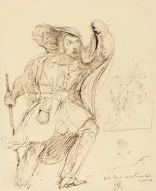 Studies for a Scene from Dante's "Inferno". Creator: George Hayter