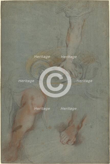 Studies for a Servant in "The Last Supper", c. 1590/1599. Creator: Federico Barocci.