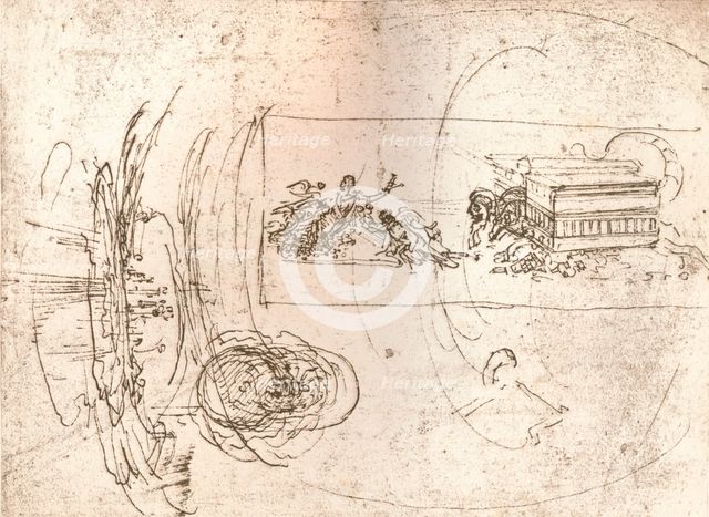 Studies for allegorical compositions, c1472-c1519 (1883). Artist: Leonardo da Vinci.