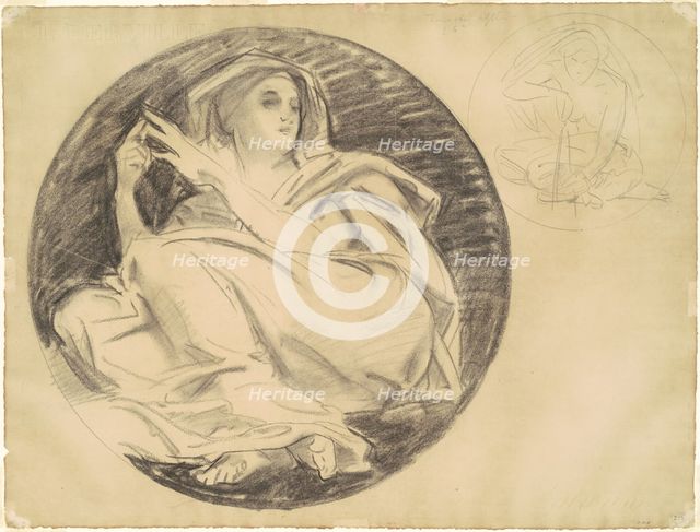 Studies for "Astronomy", c. 1921. Creator: John Singer Sargent.