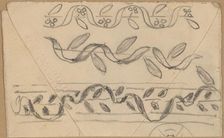 Studies for Border Designs, 1890/1897. Creator: Charles Sprague Pearce