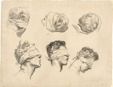 Studies for "Gassed", 1918-1919. Creator: John Singer Sargent