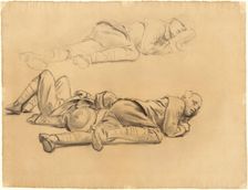 Studies for "Gassed", 1918-1919. Creator: John Singer Sargent