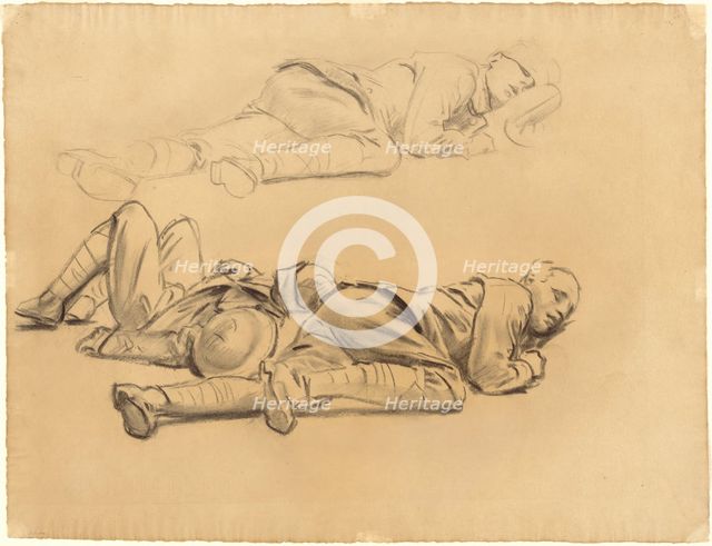 Studies for "Gassed", 1918-1919. Creator: John Singer Sargent.