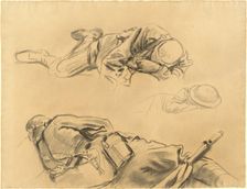 Studies for "Gassed", 1918-1919. Creator: John Singer Sargent