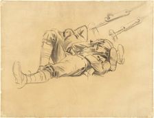 Studies for "Gassed" [recto], 1918-1919. Creator: John Singer Sargent