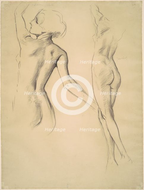 Studies for "Dancing Figures", 1919-1920. Creator: John Singer Sargent.