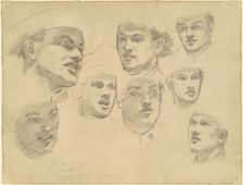 Studies for "Entering the War", 1920-1922. Creator: John Singer Sargent