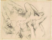 Studies for "Heaven" and "Hell", 1903-1916. Creator: John Singer Sargent