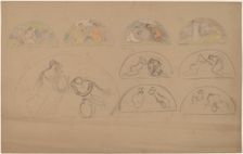 Studies for Lunettes, 1890/1897. Creator: Charles Sprague Pearce