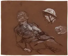 Studies for Mametz Wood c1916. Creator: Christopher Williams