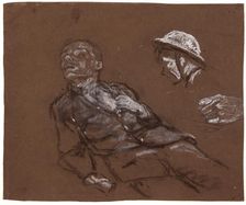 Studies for Mametz Wood c1916. Creator: Christopher Williams