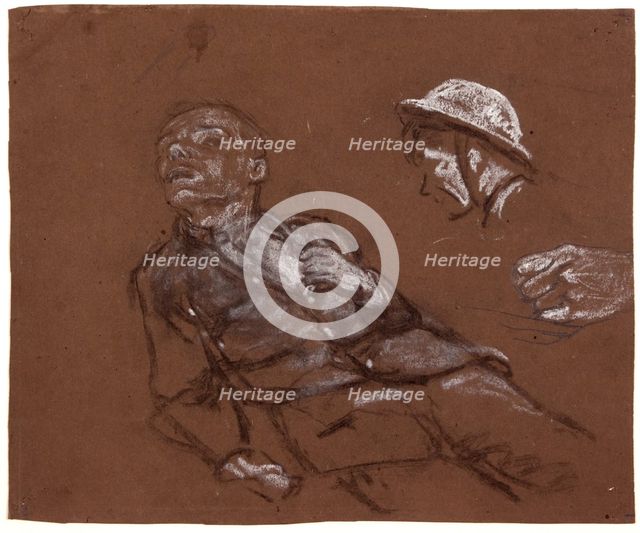Studies for 'Mametz Wood', c1916. Creator: Christopher Williams.