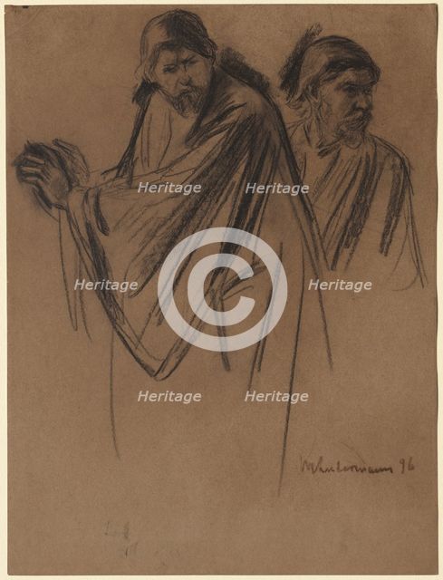 Studies for Saint Paul on the Way to Damascus, 1896. Creator: Max Liebermann (German, 1847-1935).