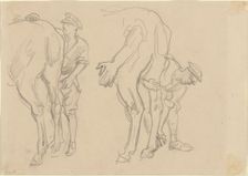 Studies for "Scots Grey", 1918. Creator: John Singer Sargent
