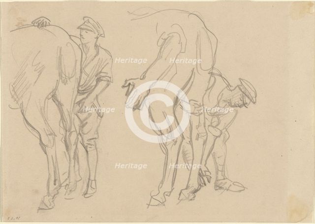 Studies for "Scots Grey", 1918. Creator: John Singer Sargent.