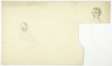 Studies for Portraits of Two Young Girls, n.d. Creator: Elizabeth Murray