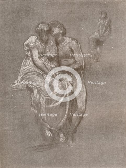 'Studies for Wedded', 1882, (1897). Artist: Frederic Leighton.