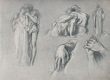 Studies for Wedded 1882, (1897). Artist: Frederic Leighton