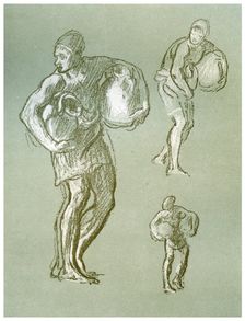 Studies for The Arts of Peace c1880-1882. Artist: Frederic Leighton