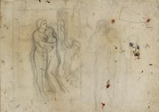 Studies for The Light of the World 1851-1853. Artist: William Holman Hunt
