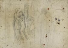 Studies for The Light of the World 1851-1853. Artist: William Holman Hunt